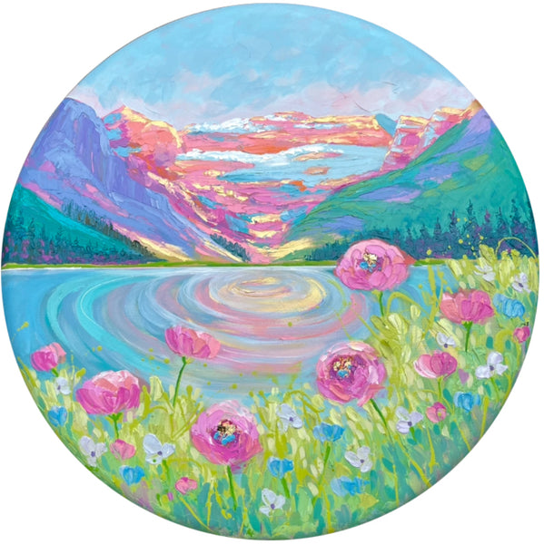 Mountains Dripping With Gold 24”