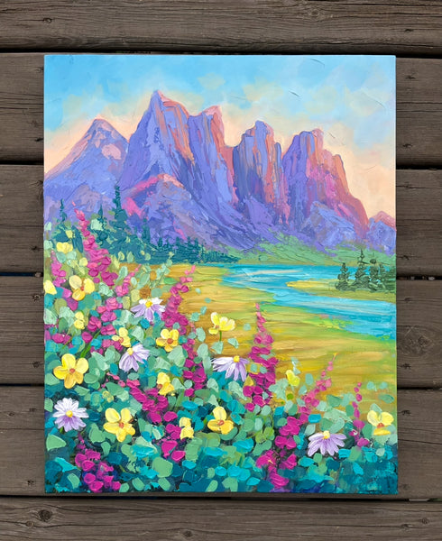 Tonquin Valley Wildflowers 16x20