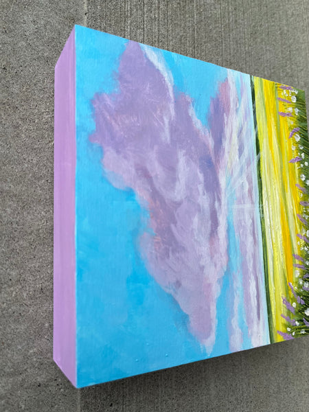 Lavender and Canola 6x6