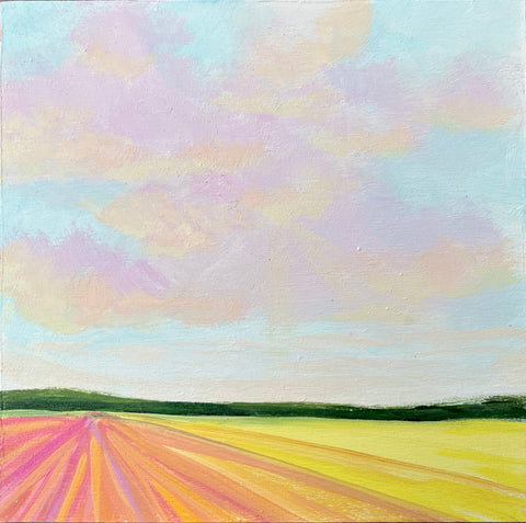 Pastel Skies IV 6x6