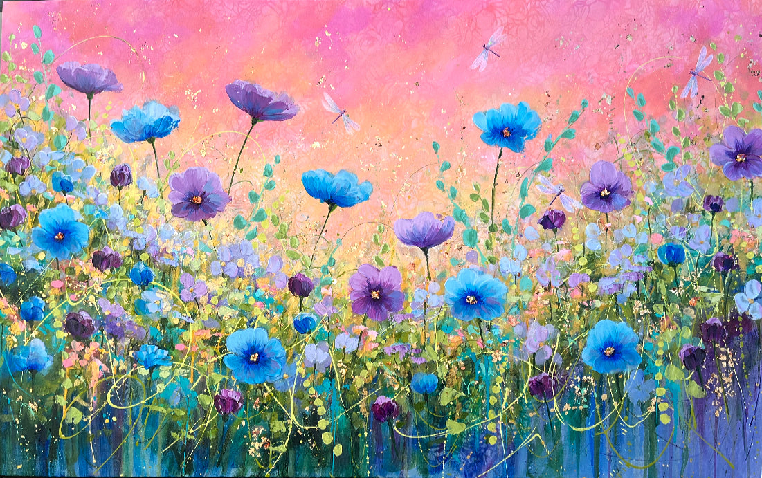 Bliss in the Moment 30x48