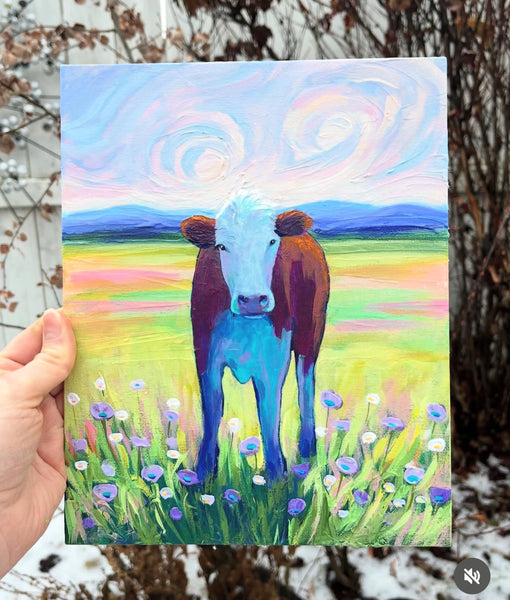 Standing Pretty by the Flowers