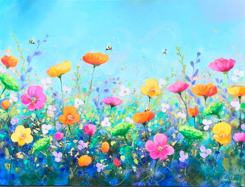 Bees and Wildflowers 30x40