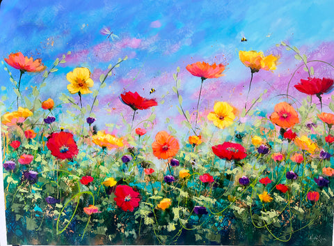 Springtime Vibrancy 36x48