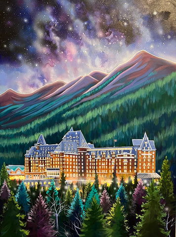 Castle in the Rockies (Print or Card)