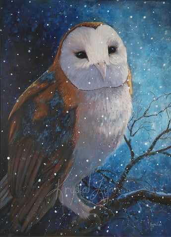 Moonlit Owl 30”x40” 50% off) now   $379.50